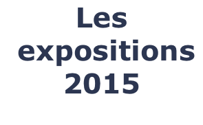 Les  expositions 2015